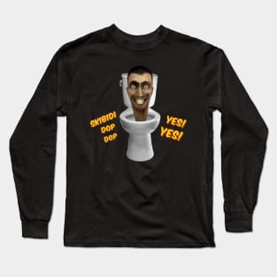 Skibidi Weirdo Guy Long Sleeve T-Shirt